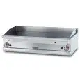 Fry Top a gas professionale da banco piastra liscia in acciaio Allforfood FTLT/712G linea ELLE