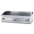 Fry Top a gas professionale da banco piastra liscia cromata superchrome Allforfood FTLT/712GS linea ELLE