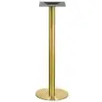 Base - colore ottone - Struttura in acciaio inox effetto ottone satinato, piedini regolabili - Modello 1836-SH2-00