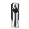 Posacenere Con Gettacarte  in Inox - MEDIAL Linea MINI - Codice 790613 - Capacità 11 lt  - Diametro 20 cm - Altezza cm 60 - Imballo confezione da n. 1 Unità