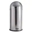Gettacarte Con Pedale  in Inox - MEDIAL Linea APOLLO - Codice 106021 - Capacità 52 lt  - Diametro 38 cm - Altezza cm 89 - Imballo confezione da n. 1 Unità