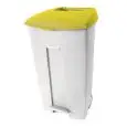 Pattumiera Raccolta Differenziata Giallo in Polietilene - MEDIAL Linea CONTIPLAST - Codice 102036 - Capacità 120 lt  - Dimensioni cm 56x48 - Altezza cm 89 - Imballo confezione da n. 1 Unità