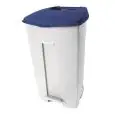Pattumiera Raccolta Differenziata Blu in Polietilene - MEDIAL Linea CONTIPLAST - Codice 102035 - Capacità 120 lt - Dimensioni cm 56x48 - Altezza cm 89 - Imballo confezione da n. 1 Unità