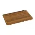 Vassoio Gastronorm Teak in Laminato Plastico - MONETTI Linea GOLD - Codice 0.81 - Dimensioni cm 53x32 - Imballo confezione da n. 1 Unità