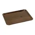 Vassoio Noce in Laminato Plastico - MONETTI Linea GOLD - Codice 4.51 - Dimensioni cm 50x38 - Imballo confezione da n. 1 Unità