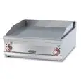Fry Top elettrico professionale da banco piastra rigata in acciaio Allforfood FTRT/98ET linea ELLE