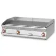 Fry Top elettrico professionale da banco piastra liscia cromata superchrome Allforfood FTLT/712ETS3 linea ELLE