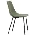 Sedia - colore verde - ​Struttura in metallo verniciato, scocca imbottita in ecopelle - Modello 1927-verde