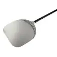 Pala Pizza Rettangolare in Alluminio Anodizzato - GI.METAL Linea ALICE - Codice R-50R - Dimensioni cm 50x50 - Altezza cm 209 - Imballo confezione da n. 1 Unità