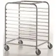 Carrello Gastronorm  in Inox - GI.METAL - Codice GN9R - Dimensioni cm 62x73 - Altezza cm 945 - Imballo confezione da n. 1 Unità