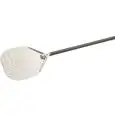 Pala Pizza Rettangolare Forata in Alluminio Anodizzato - GI.METAL Linea AURORA - Codice AF-32RF - Dimensioni cm 32x32 - Altezza cm 92 - Imballo confezione da n. 1 Unità