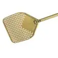 Pala Pizza Rettangolare Forata in lega gha - GI.METAL Linea GHA - Codice G-45RF/180 - Dimensioni cm 45x45 - Altezza 231 - Imballo confezione da n. 1 Unità
