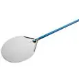 Pala Pizza Tonda in Alluminio Anodizzato - GI.METAL Linea AZZURRA - Codice A-37 - Diametro 36 cm - Altezza 190 - Imballo confezione da n. 1 Unità