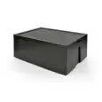 Contenitore Isotermico Nero in Epp Polipropilene Espanso - POLIBOX Linea MAXI - Codice 110952 - Dimensioni cm 68.5x48.5 - Altezza cm 33 - Imballo confezione da n. 1 Unità
