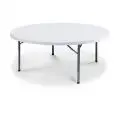 Tavolo Pieghevole Tondo  in Polietilene - CENTROSEDIA Linea HORECA - Codice HRC-180D - Diametro 180 cm - Altezza cm 74 - Imballo confezione da n. 1 Unità