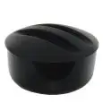 Portaghiaccio Tondo Con Coperchio Nero in Polipropilene - MC - Codice 5824 - Capacità 12 lt  - Diametro 35 cm - Altezza cm 20 - Imballo confezione da n. 1 Unità