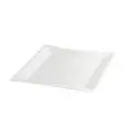 Vassoio Quadro Bianco in PBT - MC Linea BUFFET - Codice 6371 - Dimensioni cm 42x42 - Altezza  3 - Imballo confezione da n. 1 Unità