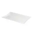 Vassoio Rettangolare Bianco in PBT - MC Linea BUFFET - Codice 6388 - Dimensioni cm 50x30 - Altezza  3 - Imballo confezione da n. 1 Unità