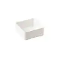 Tegame Quadro Bianco in PBT - MC Linea BUFFET - Codice 7309 - Dimensioni cm 15x15 - Altezza 6 - Imballo confezione da n. 1 Unità