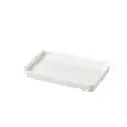 Tegame Rettangolare Bianco in PBT - MC Linea BUFFET - Codice 7361 - Dimensioni cm 22x14 - Altezza 2 - Imballo confezione da n. 1 Unità