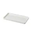 Vassoio Rettangolare Bianco in PBT - MC Linea BUFFET - Codice 7545 - Dimensioni cm 31x16 - Altezza  2 - Imballo confezione da n. 1 Unità