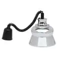Lampada Scalda Buffet Cromata - HORECATECH Linea ELITE - Codice RS567 - Diametro 23 cm - Imballo confezione da n. 1 Unità