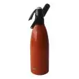 Sifone Seltz Arancio in acciaio - HORECATECH - Codice HA113O - Capacità 1 lt - Imballo confezione da n. 1 Unità