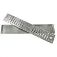 Tappetino Bar Mat  in inox - HORECATECH - Codice HA114 - Dimensioni cm 60x10,5 - Altezza  2 - Imballo confezione da n. 1 Unità