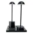 Piattaforma Ricarica Lampade 4 Posti - HORECATECH Linea LARIO - Codice HA 123 - Dimensioni cm 24x23 - Altezza 19 - Imballo confezione da n. 1 Unità