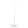 Lampada Led Cordless Bianco in alluminio anodizzato - HORECATECH Linea LARIO SLIM - Codice HA121 - Diametro 9 cm - Altezza cm 36 - Imballo confezione da n. 1 Unità