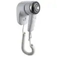 Asciugacapelli Con Supporto Parete Bianco - TECHNOMAX - Codice TD-1 - Imballo confezione da n. 1 Unità
