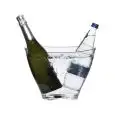 Secchiello Portabottiglie Iceberg  in Pmma - BREVETTI WAF Linea WAF - Codice FB-02 - Capacità 4,75 lt  - Dimensioni cm 28.7x18.8 - Altezza  21 - Imballo confezione da n. 1 Unità