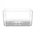Secchiello Portabottiglie Station Bowl  in Pmma - BREVETTI WAF Linea WAF - Codice FB-80 - Capacità 22 lt  - Dimensioni cm 44.4x27.4 - Altezza  25 - Imballo confezione da n. 1 Unità