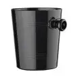 Sputacchiera Nero in Pmma - BREVETTI WAF - Codice FB-101 - Capacità 12 lt  - Diametro 14 cm - Altezza  145 - Imballo confezione da n. 1 Unità