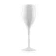 Calice Flute Opale Bianco in Tritan - BREVETTI WAF - Codice FM-38 - Capacità 15 cl  - Diametro 61 mm - Altezza  205 - Imballo confezione da n. 6 Unità