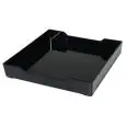 Vassoio Quadro Nero - BREVETTI WAF Linea URBAN - Codice FB-88 - Dimensioni cm 30x30 - Altezza  5 - Imballo confezione da n. 1 Unità