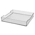 Vassoio Quadro Trasparente - BREVETTI WAF Linea URBAN - Codice FB-88 - Dimensioni cm 30x30 - Altezza 5 - Imballo confezione da n. 1 Unità