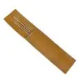C/4 Busta Portabacchette Tan in Tessuto Tecnico Antimacchia Effetto Pelle - MEDRI Linea COLOUR - Codice MBPBT - Dimensioni cm 26x6 - Imballo confezione da n. 1 Unità