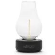 Lampada Led Black in Finitura Vetro Trasparente - LED BY LED Linea NINA - Codice NINA-BKCL - Diametro 8 cm - Altezza  14 - Imballo confezione da n. 1 Unità