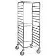 Carrello portateglie - Mod. 2072 - Struttura in acciaio inox AISI 304 - capacità 14 teglie GN 2/1 - passo guide cm 8,5 - Dimensioni cm 65 x 72 x 163 h