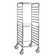 Carrello portateglie - Mod 2072 - Struttura in acciaio inox - Guide in acciaio inox - Portata n 14 teglie GN 1/1 (cm 53x32,5) - Dimensioni cm L 65 x P 72 x h 163
