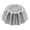 Stampo Monodose Festonato  in Alluminio - OTTINETTI - Codice 1171 - Diametro 8 cm - Imballo confezione da n. 1 Unità