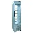 VETRINA REFRIGERATA PER PASTICCERIA - MOD. TEK/13 - STRUTTURA ESTERNA IN ALLUMINIO ANODIZZATO - VETRO BASSO EMISSIVO - TEMP. °C -5/+10 - ALIMENTAZIONE MONOFASE - REFRIGERAZIONE VENTILATA - VETRO ESPOSITIVO A SCELTA SU 1, 2 ,3 o 4 LATI - DIM. CM L 46 X P 6