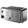 TOSTAPANE A 6 FESSURE - MOD. 2207R - Alimentazione MONOFASE V230/1 - Potenza Kw. 2,5 - Dimensioni mm. L 410 x P 270 x h 220 - Peso Kg. 5