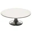 Alzata Tonda in Inox - PIAZZA - Codice 420715 - Diametro 30 cm - Altezza cm 15 - Imballo confezione da n. 1 Unità