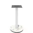Base - colore bianco - Colonna nero/bianco - Modello 227-HPR-403-bianco-karara