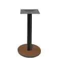 Base - colore nero - Colonna nero/bianco - Modello 227-HPR-403-nero-copper
