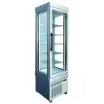 VETRINA REFRIGERATA PER PASTICCERIA - MOD. TEK/11 - STRUTTURA ESTERNA IN ALLUMINIO ANODIZZATO - VETRO BASSO EMISSIVO - TEMP. °C +2/+10 - ALIMENTAZIONE MONOFASE - POTENZA W 160 - CAPACITA': 250 Lt - REFRIGERAZIONE STATICA - VETRO ESPOSITIVO A SCELTA SU 1, 