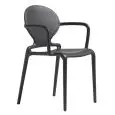 SEDIA GIO CON BRACCIOLI - MOD. 2314 - STRUTTURA IN TECNOPOLIMERO - PER USO INTERNO ED ESTERNO - IMPILABILE - DIM. cm L 58 x P 53 x H 85 - NORMA CE