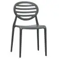 SEDIA TOP GIO - MOD. 2317 - STRUTTURA IN POLIPROPILENE RICICLABILE RINFORZATO FIBRA DI VETRO IN AIR MOULDING - PER USO INTERNO ED ESTERNO - IMPILABILE - DIM. cm L 49 x P 50 x H 84 - NORMA CE